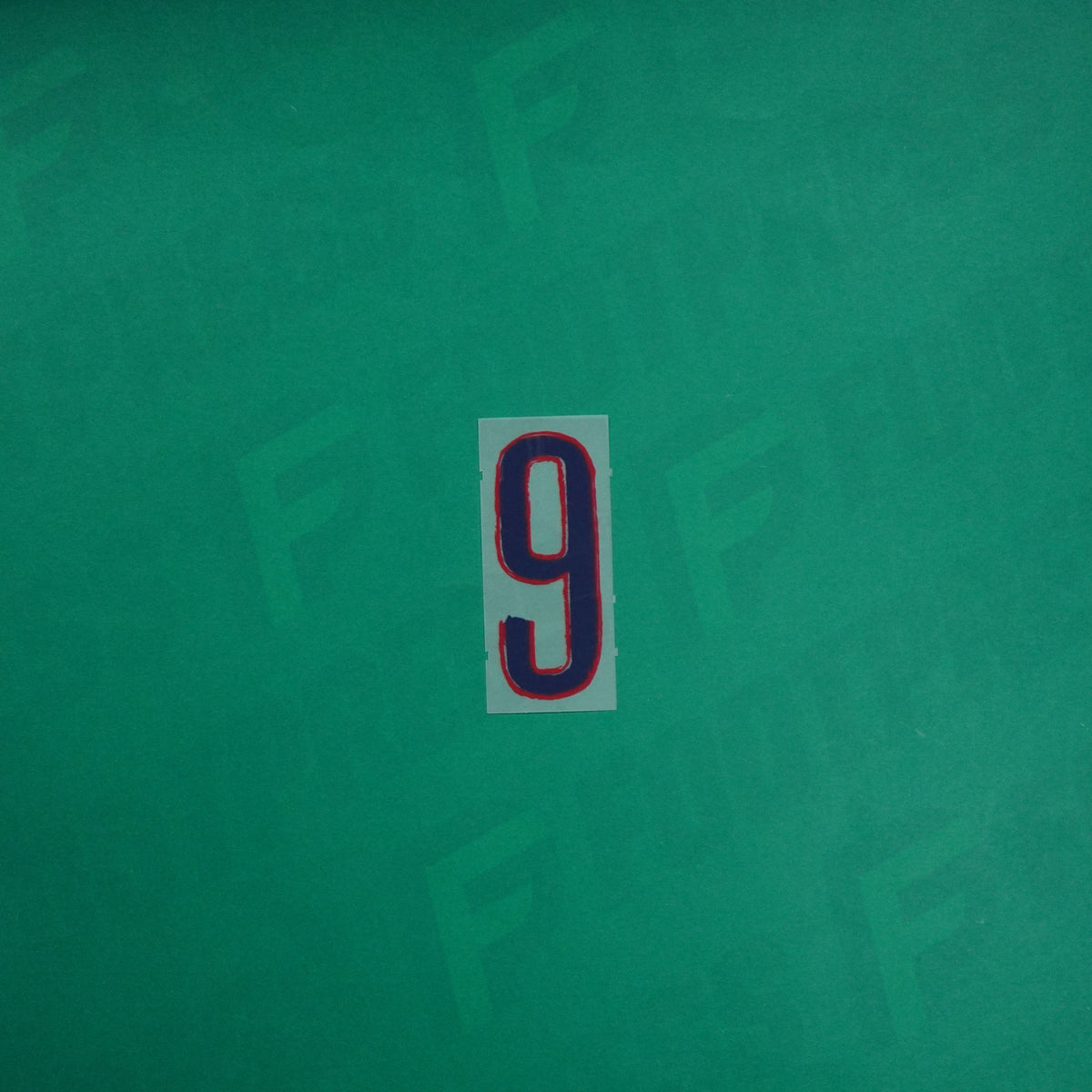 Flocage Officiel - Paris Saint-Germain, Chiffre Short Seul, 9, 2024/2025, Away LDC, Bleu foncé/Rouge