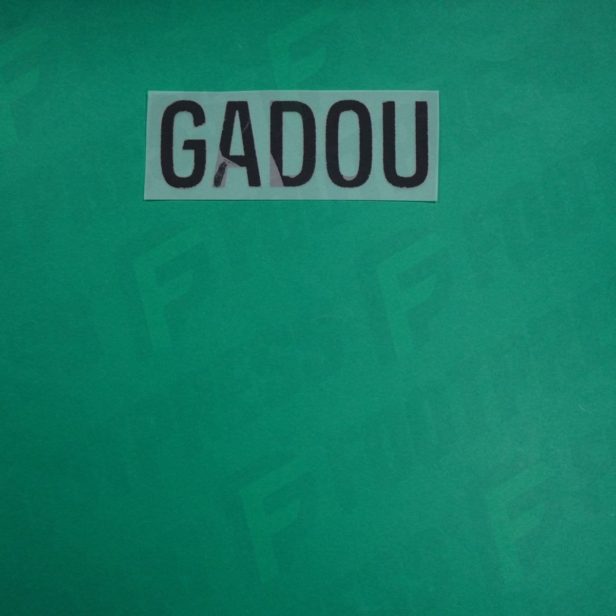 Flocage Officiel - Paris Saint-Germain, Nom Seul, Gadou, 2024/2025, Third, Noir