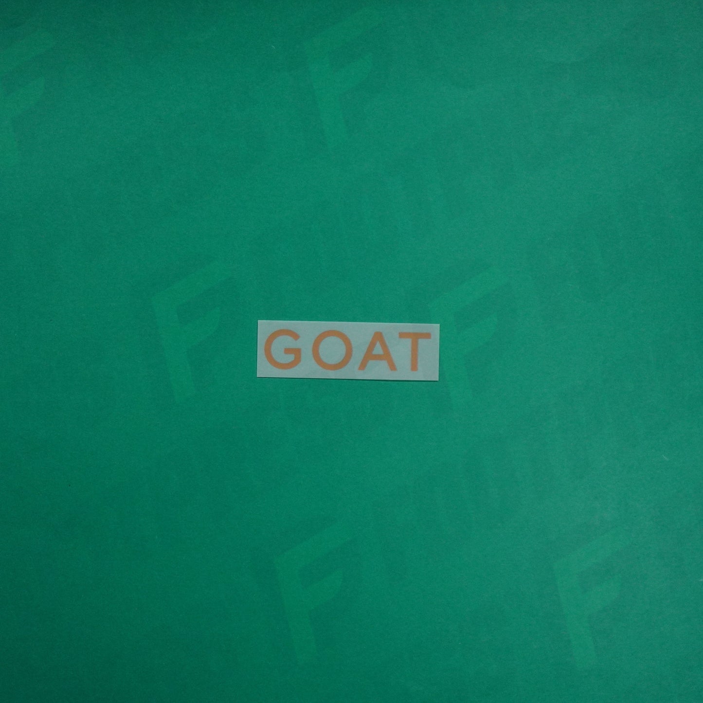 Flocage Officiel - Sponsor, Paris Saint-Germain, GOAT, Petit, Ocre