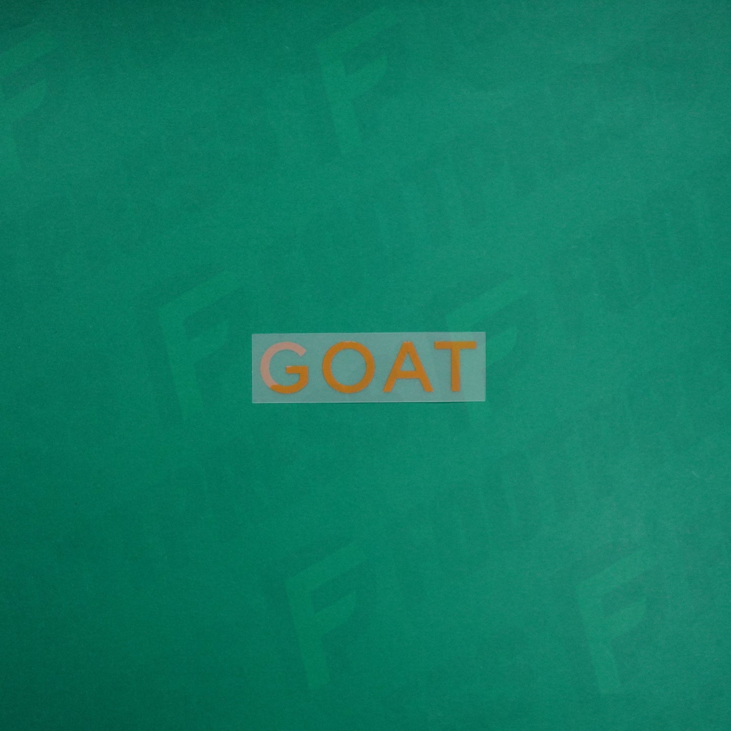 Flocage Officiel - Sponsor, Paris Saint-Germain, GOAT, Grand, Ocre