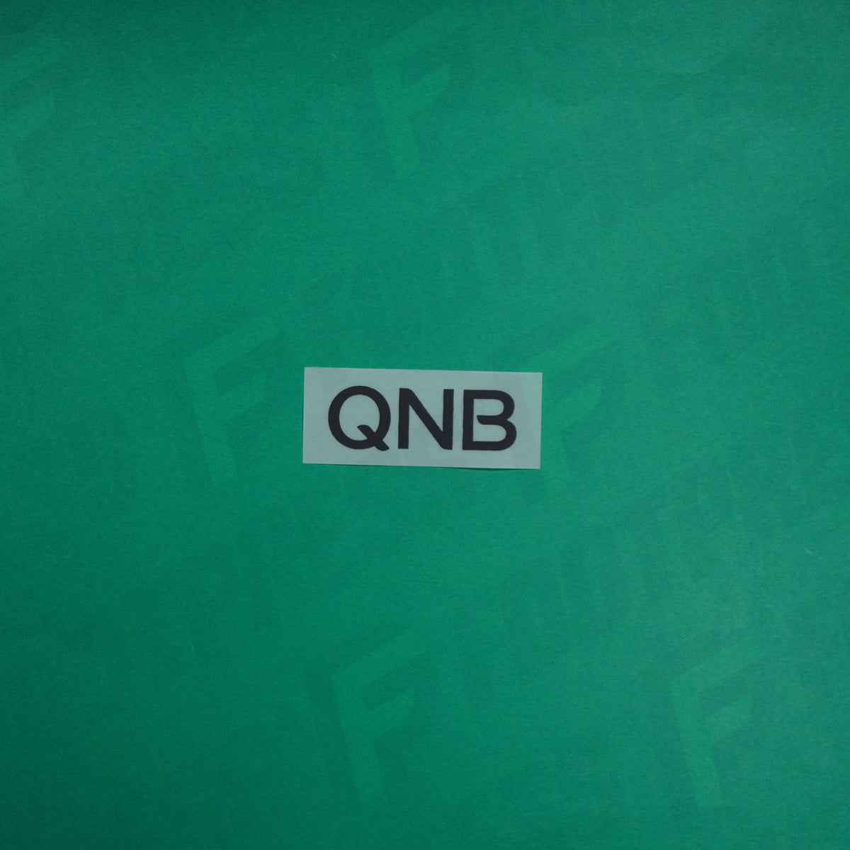 Flocage Officiel - Sponsor, Paris Saint-Germain, QNB, Noir
