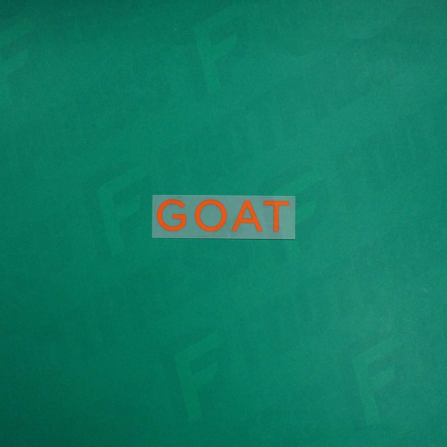 Flocage Officiel - Sponsor, Paris Saint-Germain, GOAT, Grand, Orange