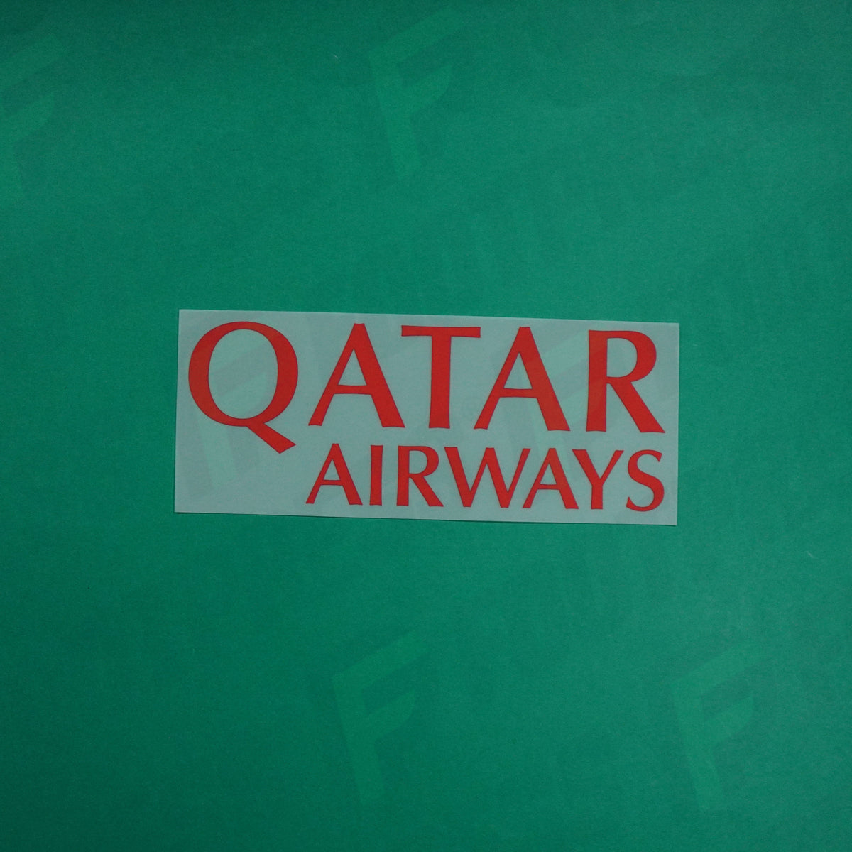 Flocage Officiel - Sponsor, Paris Saint-Germain, Qatar Airways, Grand Torse, Rouge
