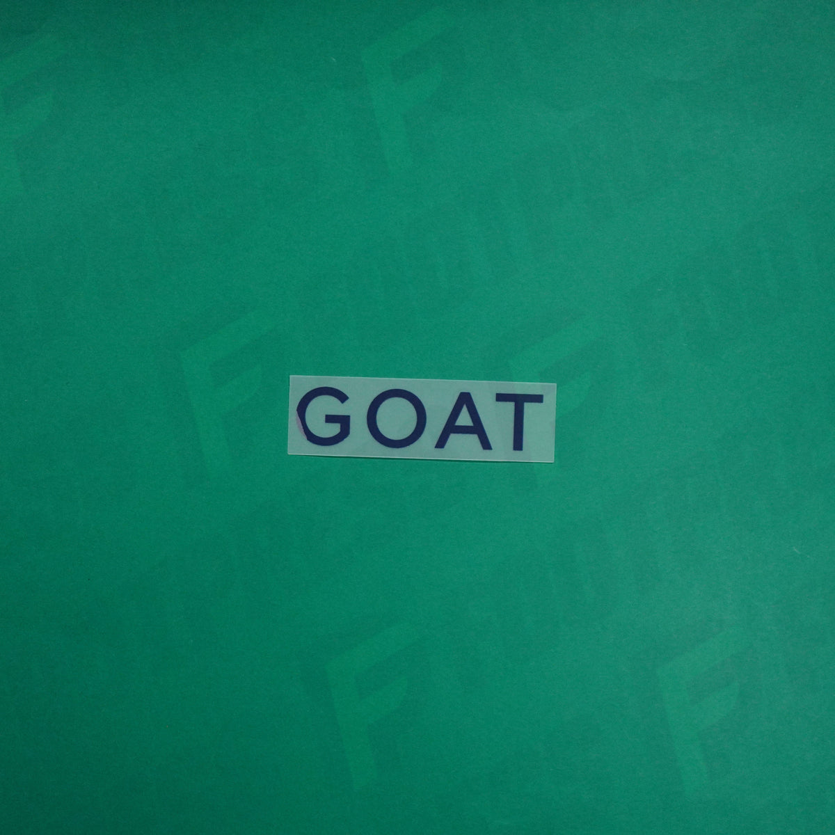 Flocage Officiel - Sponsor, Paris Saint-Germain, GOAT, Grand, Bleu foncé