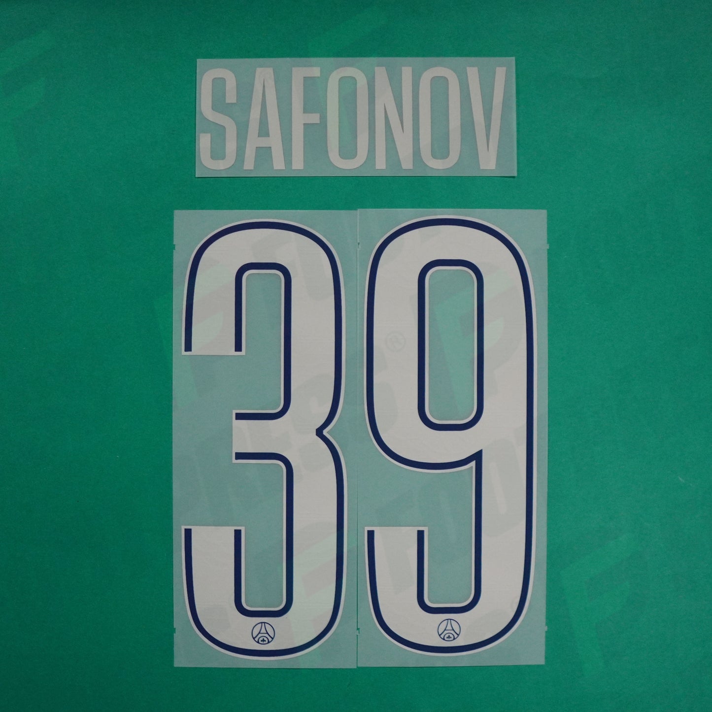 Flocage Officiel - Paris Saint-Germain, Safonov, 2024/2025, Fourth LDC, Argenté