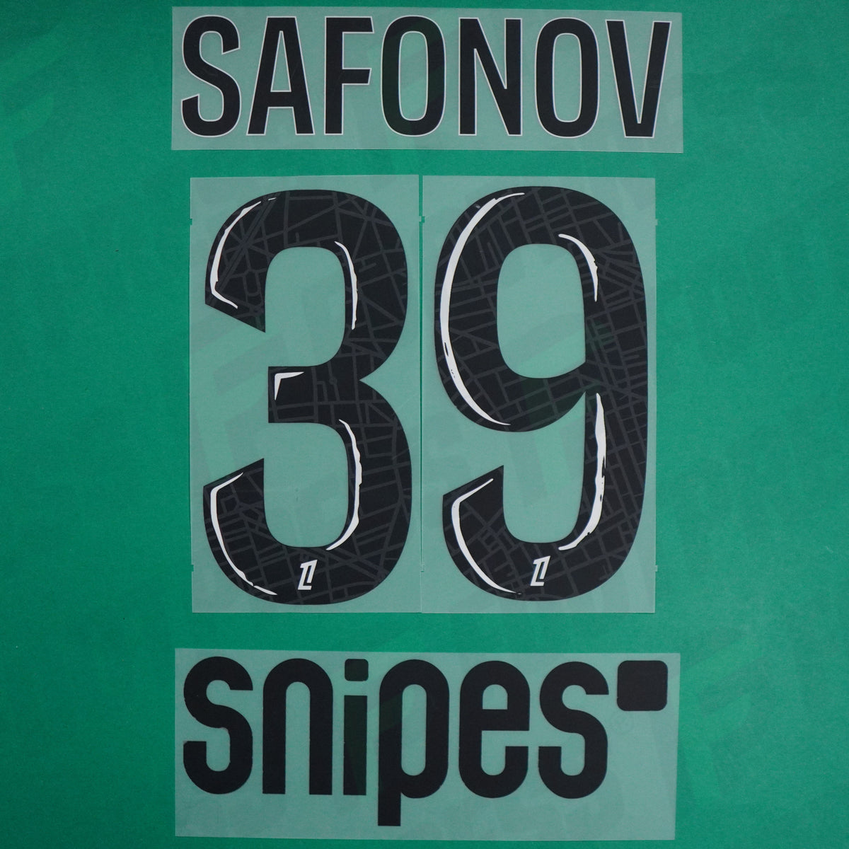 Flocage Officiel - Paris Saint-Germain, Safonov, 2024/2025, GK, Noir