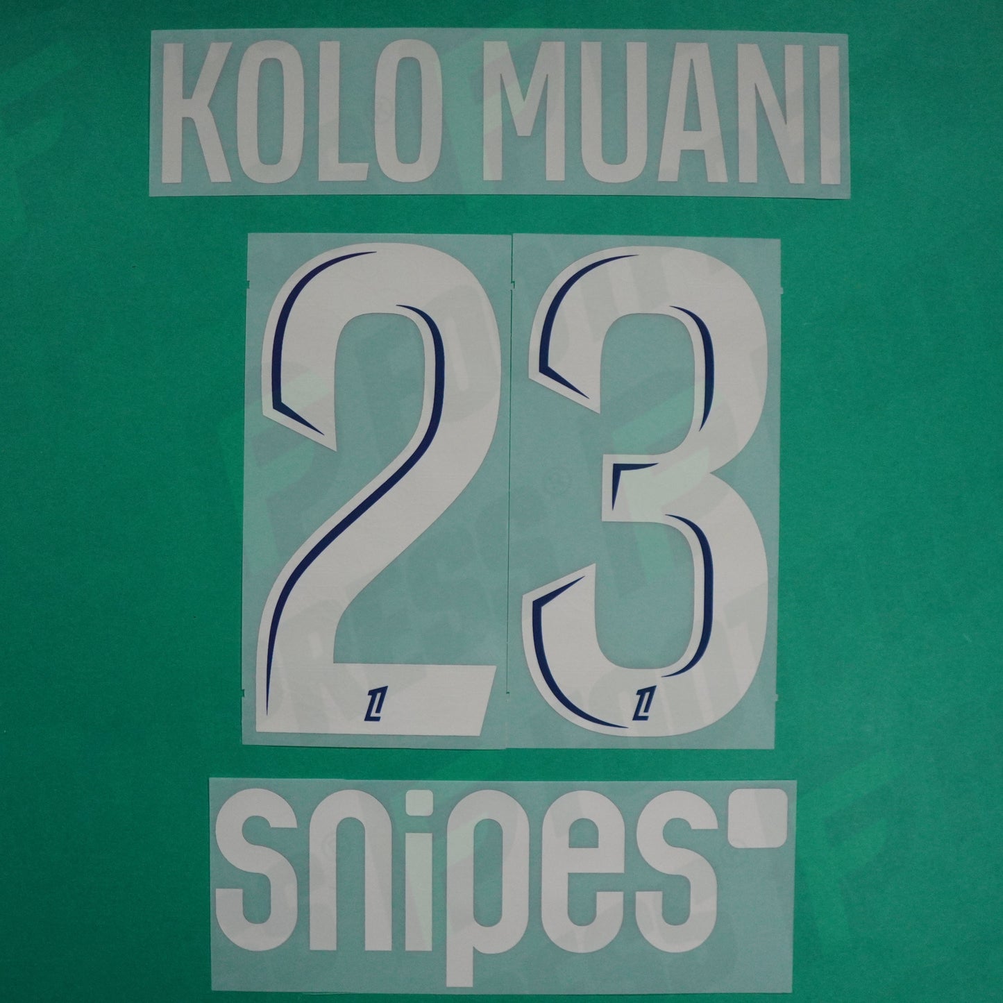 Flocage Officiel - Paris Saint-Germain, Kolo Muani, 2024/2025, Fourth + Snipes, Argenté