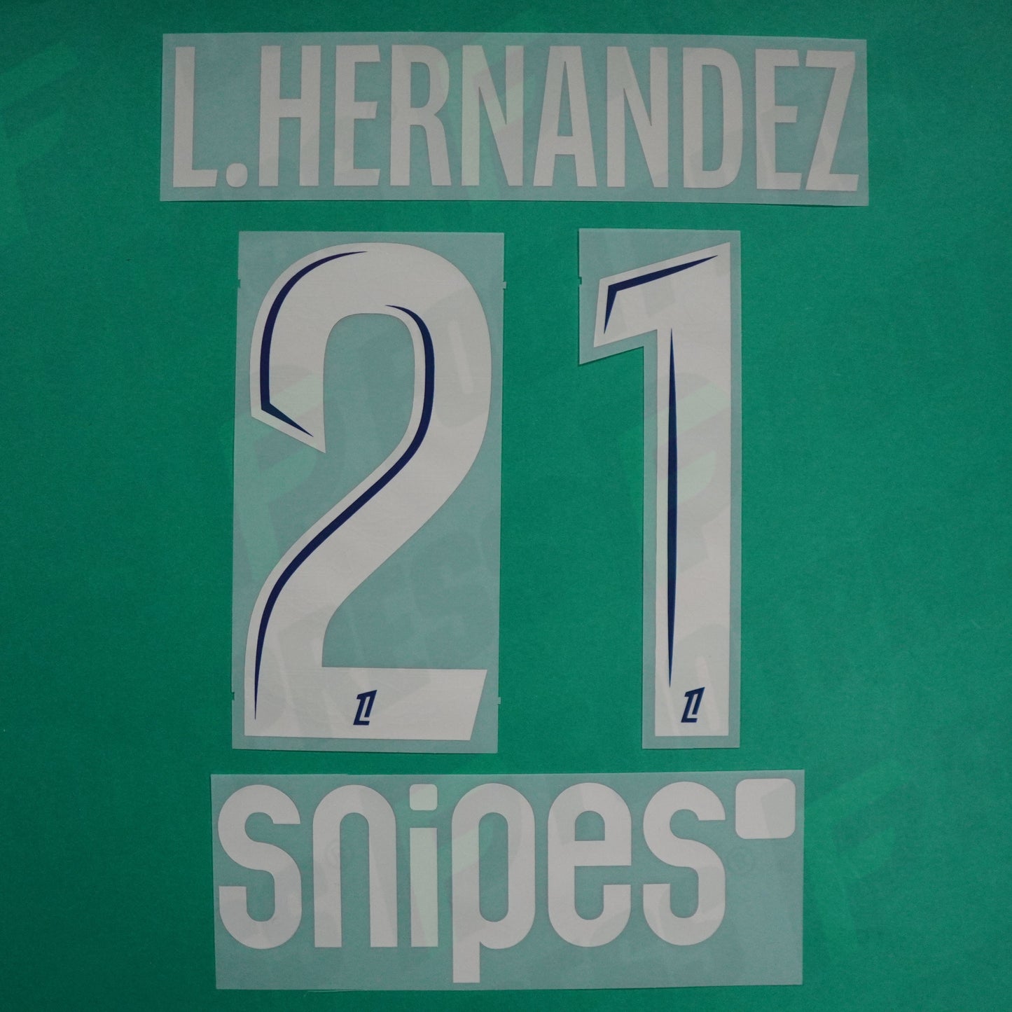 Flocage Officiel - Paris Saint-Germain, Lucas Hernandez, 2024/2025, Fourth + Snipes, Argenté