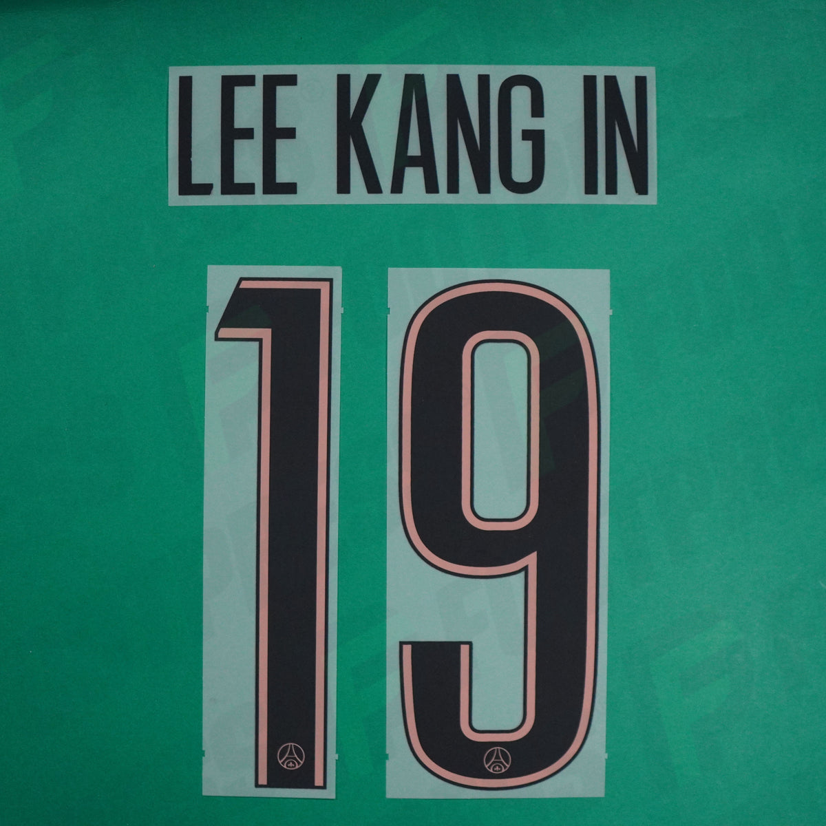 Flocage Officiel - Paris Saint-Germain, Lee Kang In, 2024/2025, Third LDC, Noir/Rose