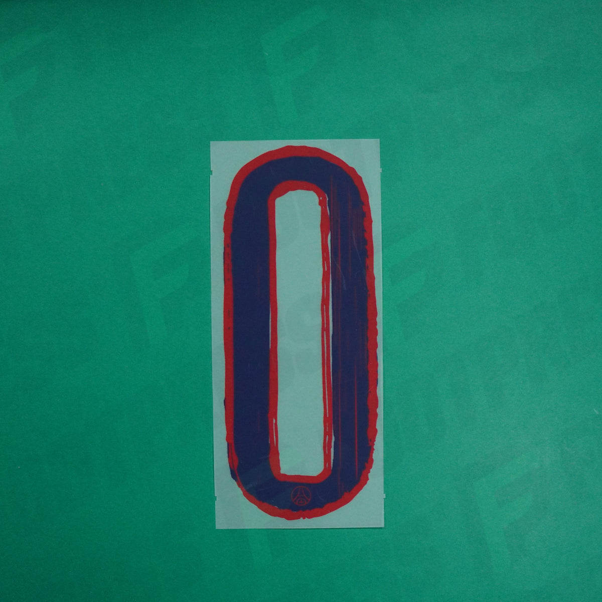 Flocage Officiel - Paris Saint-Germain, Chiffre Seul, 0, 2024/2025, Away LDC, Bleu foncé/Rouge
