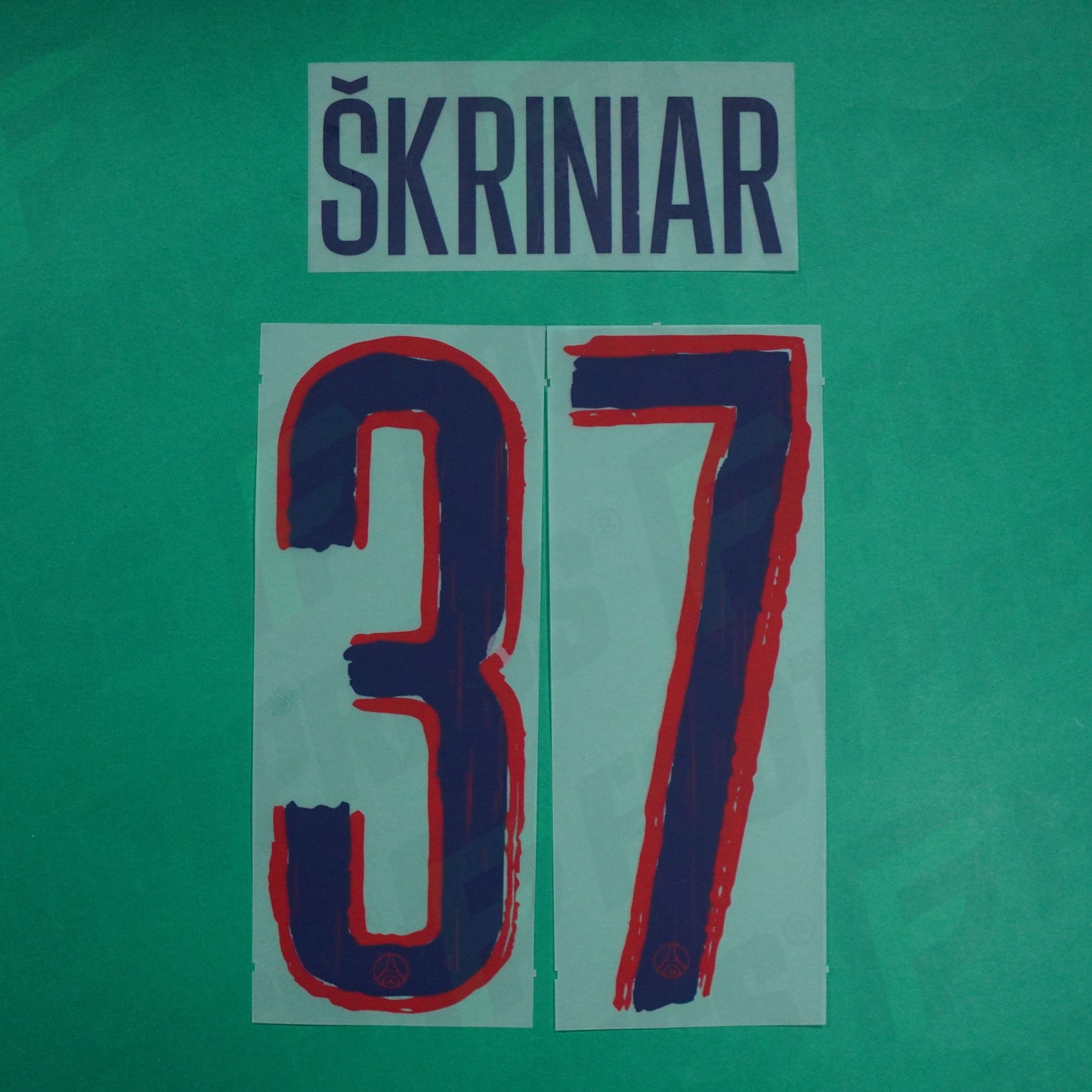 Flocage Officiel - Paris Saint-Germain, Skriniar, 2024/2025, Away LDC, Bleu/Rouge