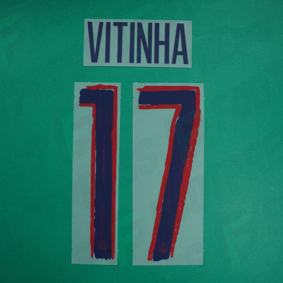 Flocage Officiel - Paris Saint-Germain, Vitinha, 2024/2025, Away LDC, Bleu/Rouge