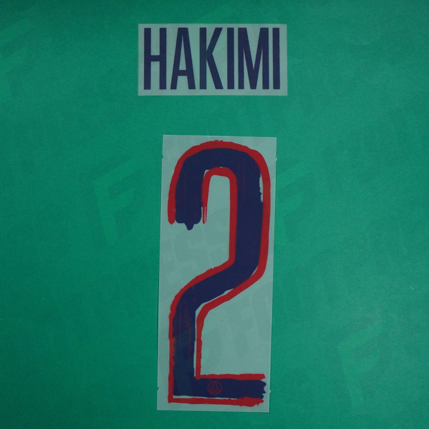 Flocage Officiel - Paris Saint-Germain, Hakimi, 2024/2025, Away LDC, Bleu/Rouge