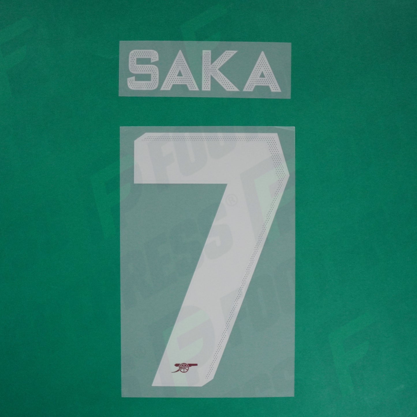Flocage Officiel - Arsenal, Saka, 2022/2023, Home Coupe, Blanc/Rouge