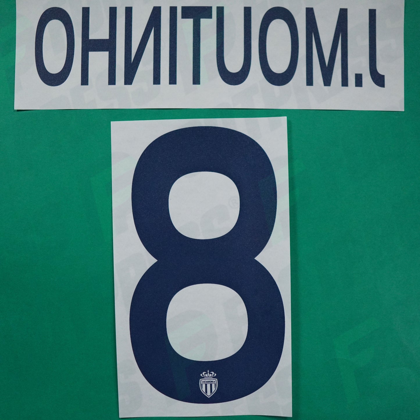 Flocage Officiel - AS Monaco, João Moutinho, 2016/2017 2017/2018, Away Europe, Bleu foncé