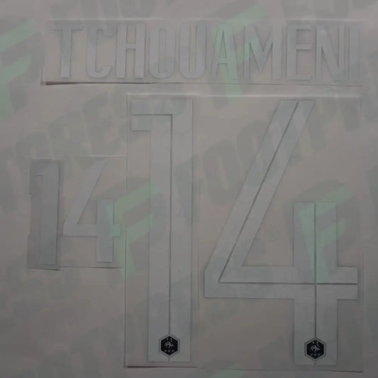 Flocado Oficial - Francia, Tchouameni, 2020, Casa, Blanco