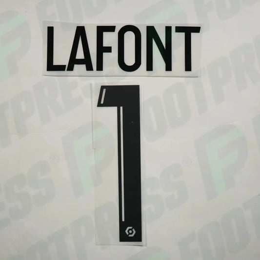 Flocado Oficial - Fc Nantes, Lafont, 2022/2023, Local, Negro