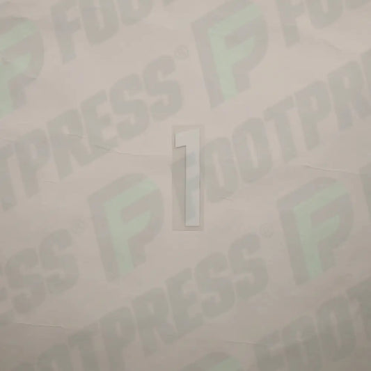 Flocado Oficial - Francia, Pequeño Número 1, 2016, Casa, Blanco