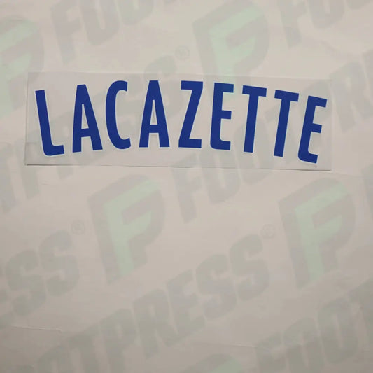 Official Flocking - Olympique Lyonnais, Lacazette, Home, Blue (OL)