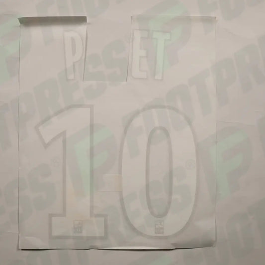 Flocado Oficial - Olympique de Marseille, Pyet + 10, 2018/2019, Visitante, Blanco (OM)