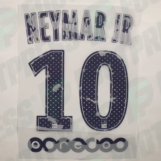 Flocado Oficial - Paris Saint-Germain, Neymar JR, 2017/2018, Visitante, Azul