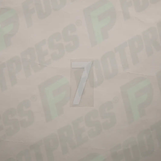 Flocado Oficial - Francia, Pequeño Número 7, 2016, Casa, Blanco