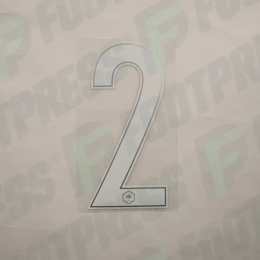 Official Flocking - France, Large Number 2, 2016, Home, White