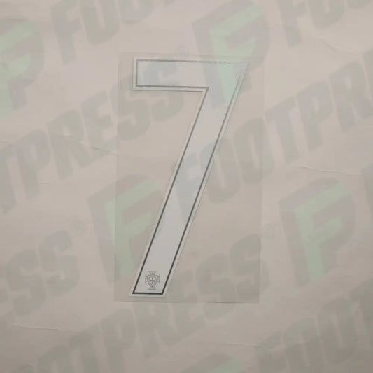 Flocado Oficial - Portugal, Gran Número 7, 2016, Local, Blanco