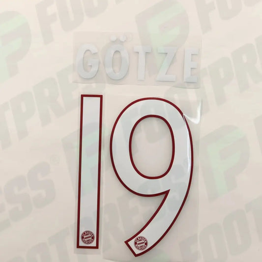 Flocado Oficial - Bayern Munich, Gotze, 2015/2016, Local, Blanco