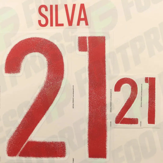 Rebaño Oficial - España, Silva, Eurocopa 2016, Visitante, Rojo,