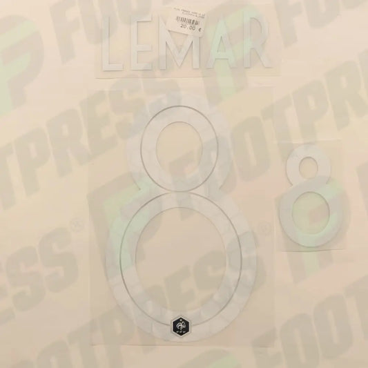 Flocado oficial - Francia 1 estrella, Lemar, WC 2018, Local, Blanco,