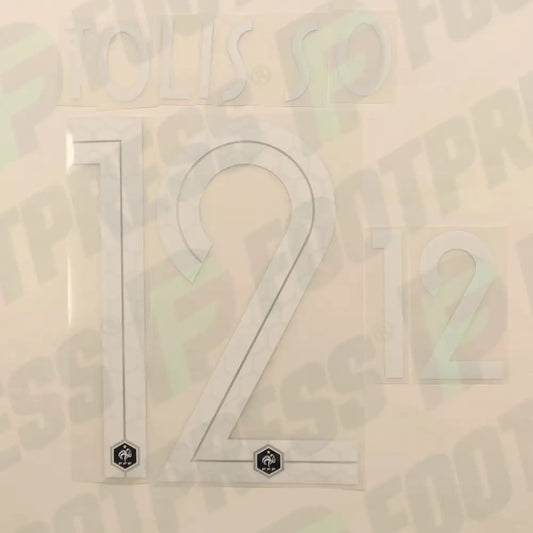 Flocado oficial - Francia 1 estrella, Tolisso, WC 2018, Local, Blanco,