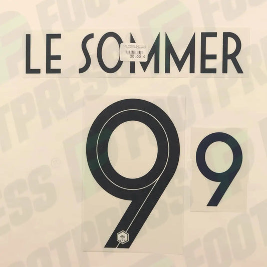 Flocado Oficial - Francia, Le Sommer, WC 2019, Visitante, Azul