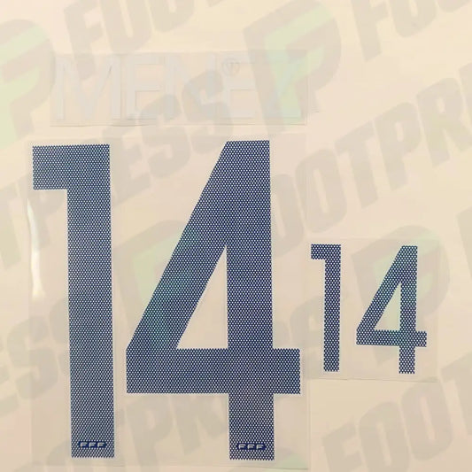 Flocado oficial - Francia, Menez, 2011, visitante, azul,