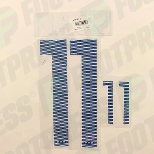 Flocado Oficial - Francia, Nasri, 2011, Visitante, Azul,