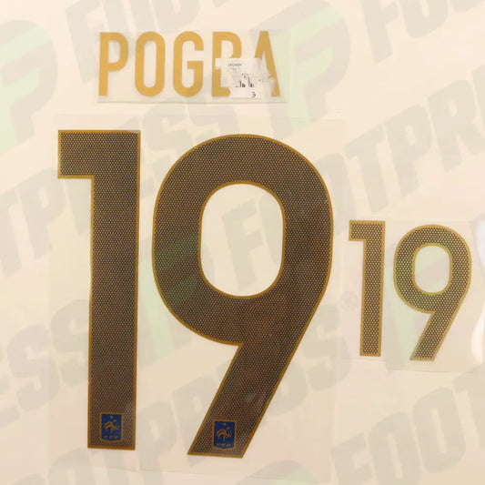 Flocado Oficial - Francia, Pogba, Eurocopa 2012, Local, Golden,