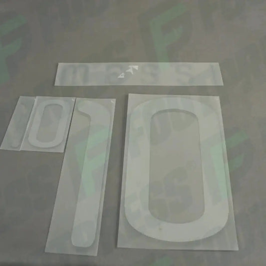 Flocado Oficial - Argentina, Messi, WC 2010, Visitante, Gris,