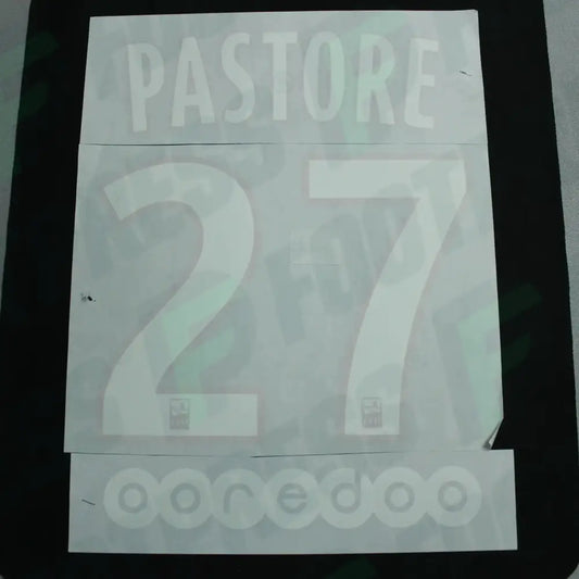 Flocado Oficial - Paris Saint-Germain, Pastore, 2017/2018, Local, Rojo (PSG)