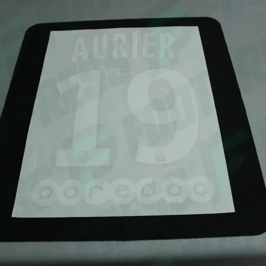 Flocado Oficial - Paris Saint-Germain, Aurier, 2016/2017, Local, Blanco (PSG)