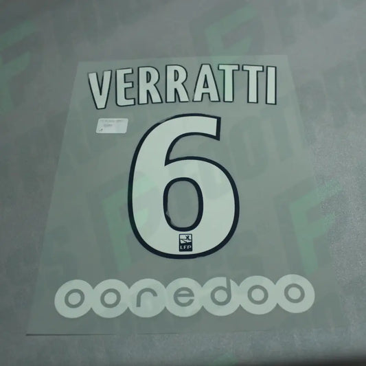 Flocado Oficial - Paris Saint-Germain, Verratti, 2016/2017, Visitante, Azul (PSG)
