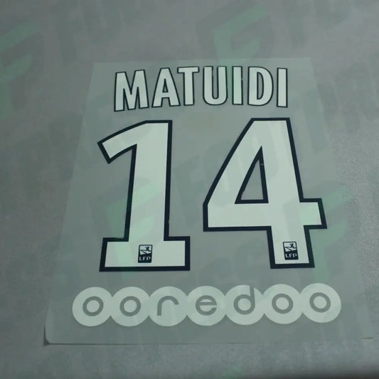 Flocado Oficial - Paris Saint-Germain, Matuidi, 2016/2017, Visitante, Azul (PSG)