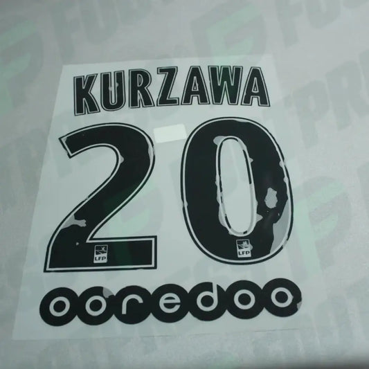 Flocado Oficial - Paris Saint-Germain, Kurzawa, 2016/2017, Tercera, Negro (PSG)