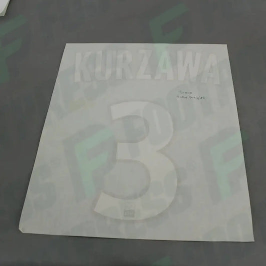 Flocado Oficial - AS Monaco, Kurzawa, 2014/2015, Visitante, Blanco