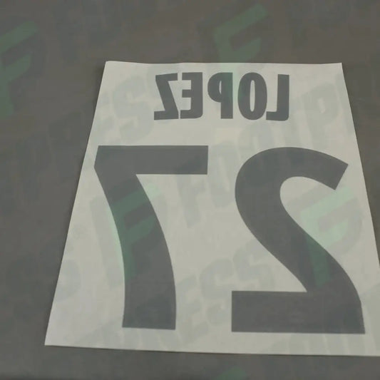 Flocado Oficial - Olympique de Marseille, Lopez, 2016/2017, Visitante, Blanco/Plata (OM)