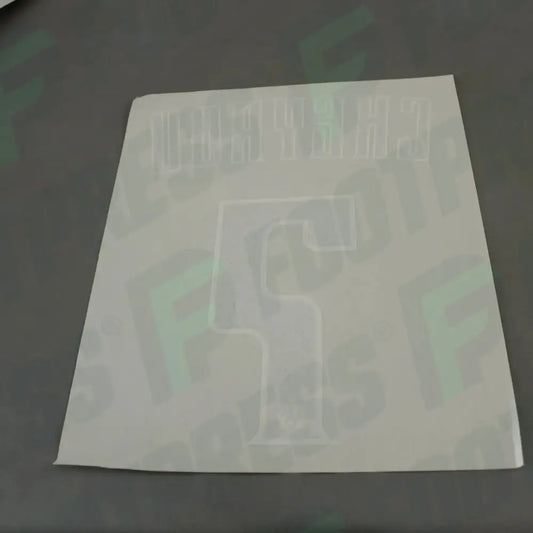 Flocado Oficial - Olympique de Marseille, Cheyrou, 2011/2012, Tercera, Negro/Blanco (OM)