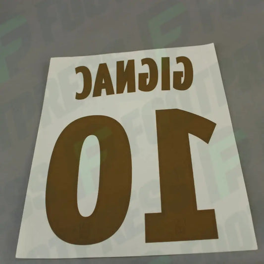 Flocado oficial - Olympique de Marseille, Gignac, 2011/2012, Local, Azul cielo (OM)