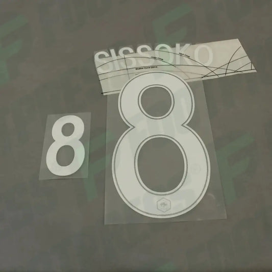 Flocado Oficial - Francia, Sissoko, Eurocopa 2016, Local, Blanco,