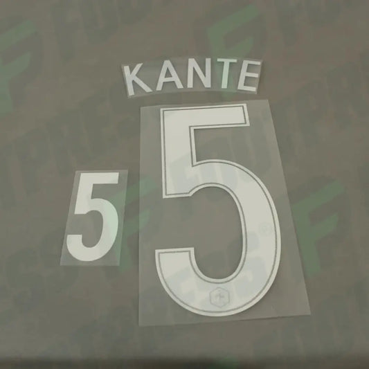 Flocado Oficial - Francia, Kanté, Eurocopa 2016, Local, Blanco,