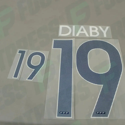 Flocado Oficial - Francia, Diaby, 2011, Visitante, Azul,