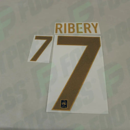 Flocado Oficial - Francia, Ribery, Eurocopa 2012, Local, Oro,